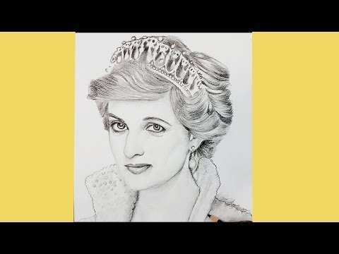 Рисунок леди Дианы