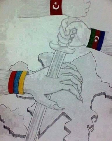 Армения рисунок карандашом