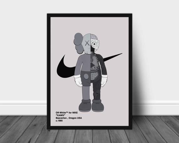 KAWS граффити
