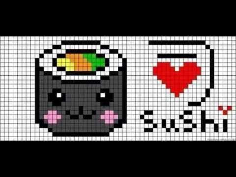Рисунки по клеточкам суши
