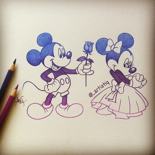 Рисунок Микки Мауса