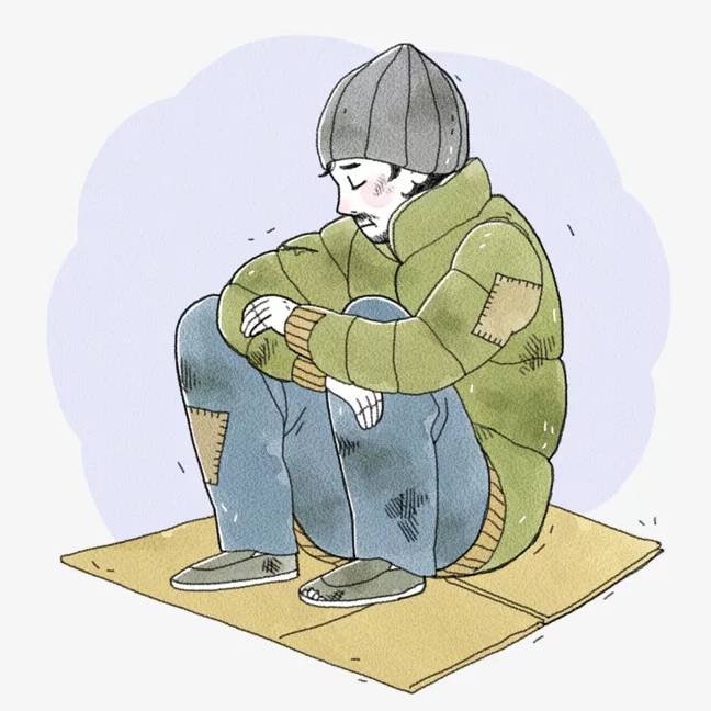 Нищета иллюстрация