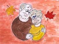 Рисунок ко Дню пожилого человека