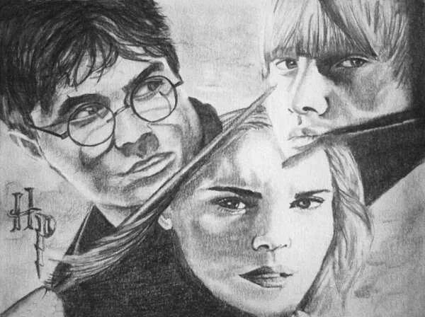 Гарри Поттер Гермиона и Рон