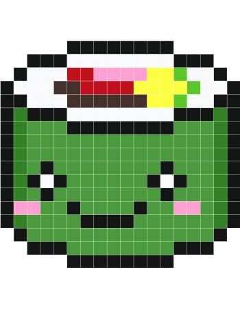 Рисунки по клеточкам роллы
