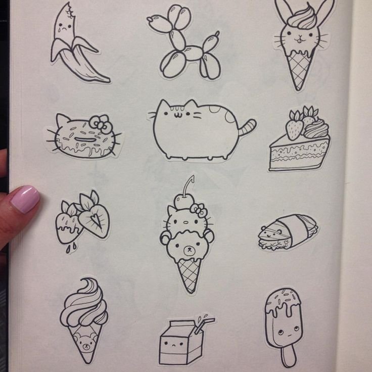 Маленькие рисунки легкие
