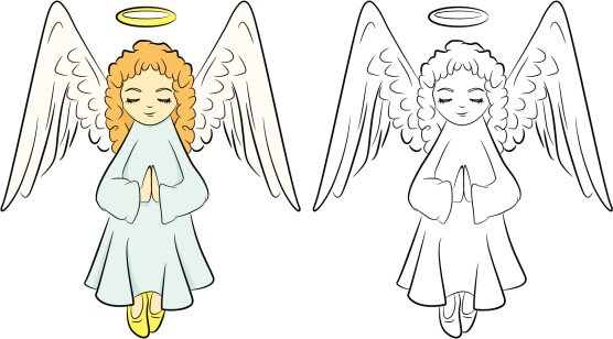 Ангел рисунок