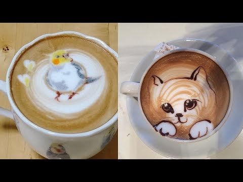 Как сделать рисунок на капучино