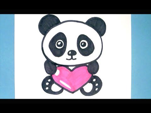 Панда рисунок для срисовки