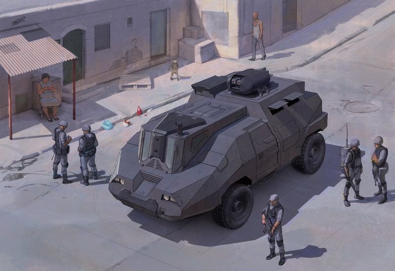 Sci Fi броневик