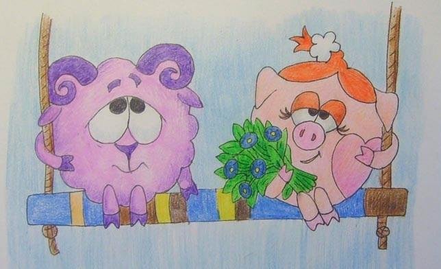Смешарики рисунок