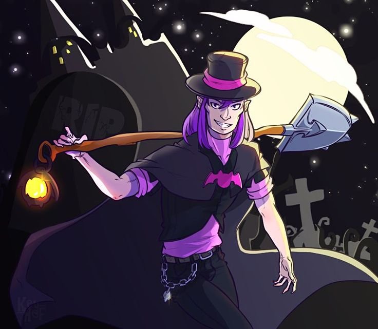 Мортис Brawl Stars арт аниме