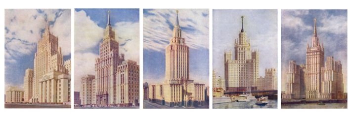 Сталинские высотки дворец советов