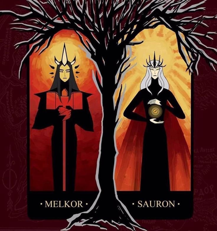 Сильмариллион Мелькор и Саурон