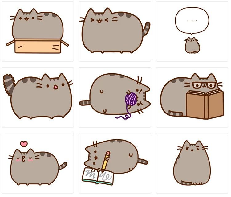 Наклейки для распечатки котики