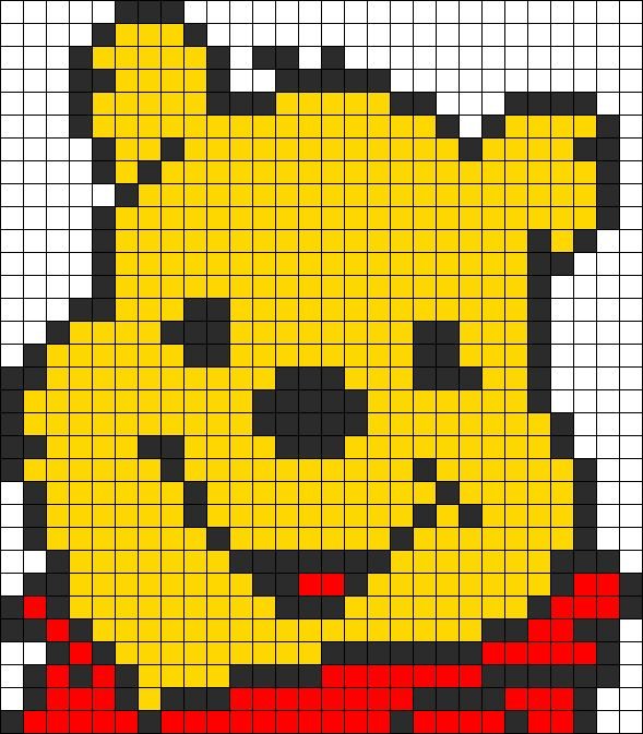 Рисунки по клеточкам из мультфильмов