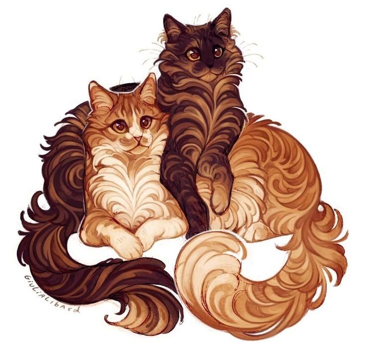 Giulialibard художник кошки