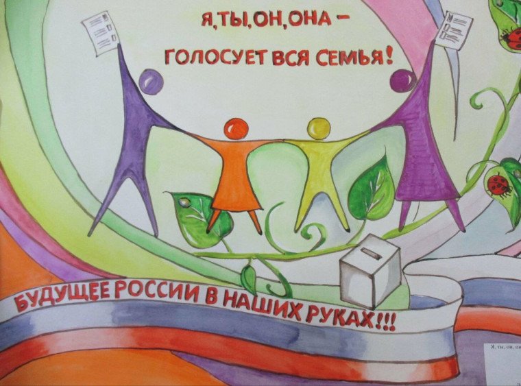 Конкурс рисунков выборы глазами детей