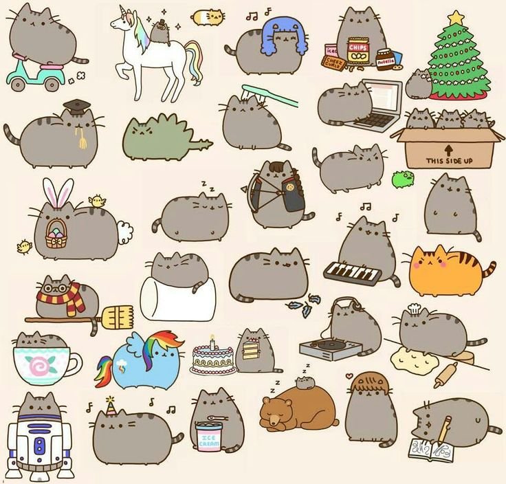 Маленькие кота пушина