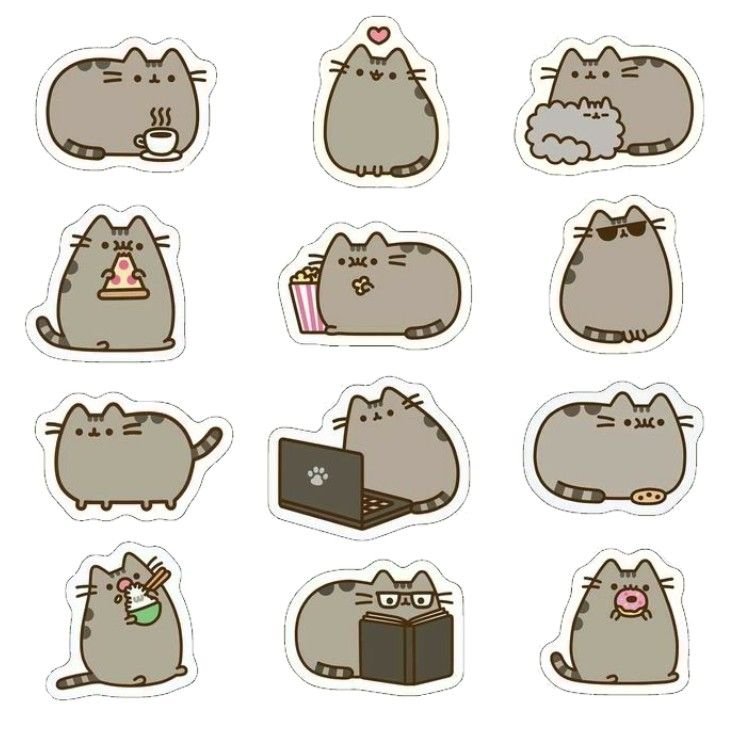Стикеры Pusheen