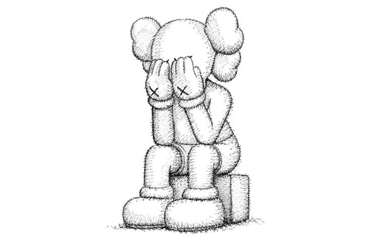 KAWS тату эскизы