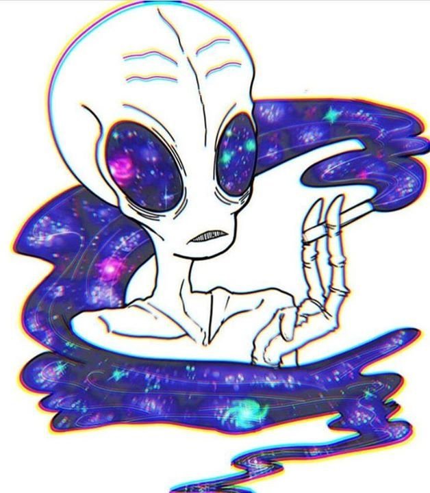 Инопланетянин для срисовки