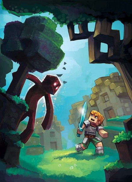 Красивые арты майнкрафт