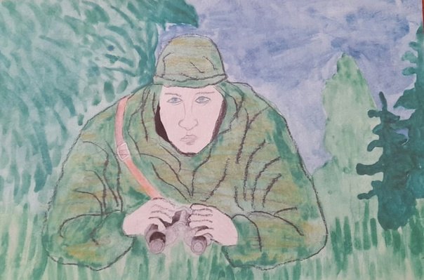 Разведчик арт