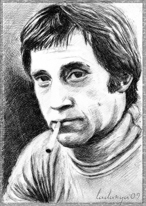 Владимир Высоцкий портреты художников
