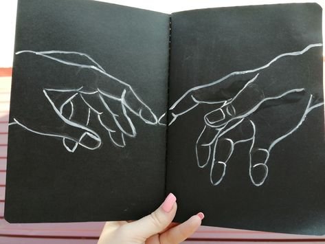 Рисуем на черной бумаге