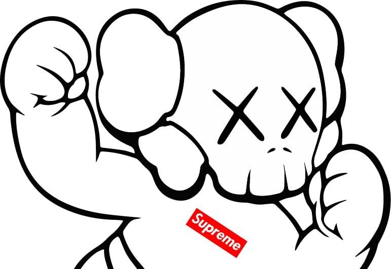 KAWS эскиз