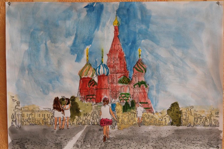 Рисование Кремль