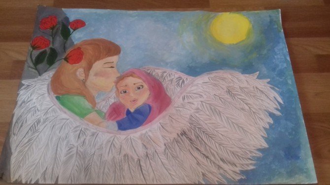 Рисунок ко Дню матери