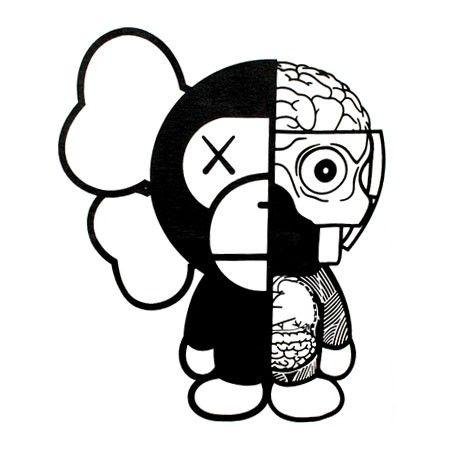 KAWS рисунок