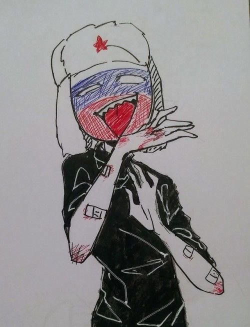 Арты для срисовки Countryhumans
