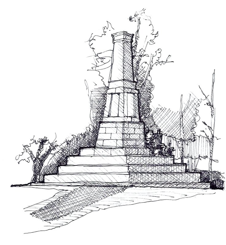 Рисунок архитектурного памятника