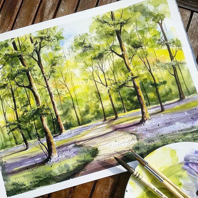 Пейзаж для рисования