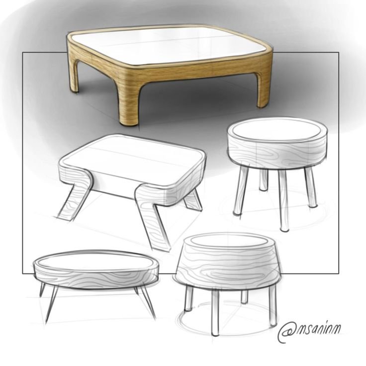 Зарисовка стола
