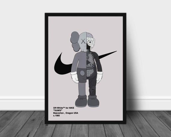 KAWS граффити