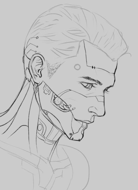 Коннор Detroit Cyberpunk 2077