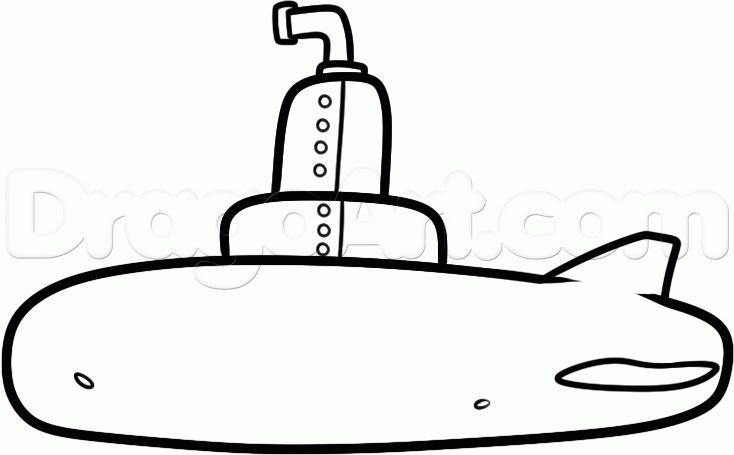 Подводная лодка контур