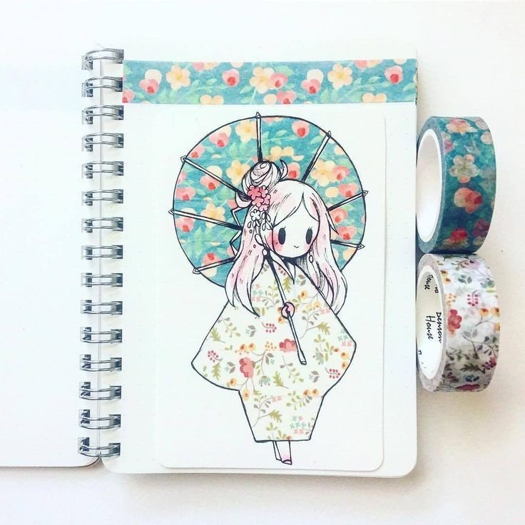 Цветные рисунки для срисовки ЛД