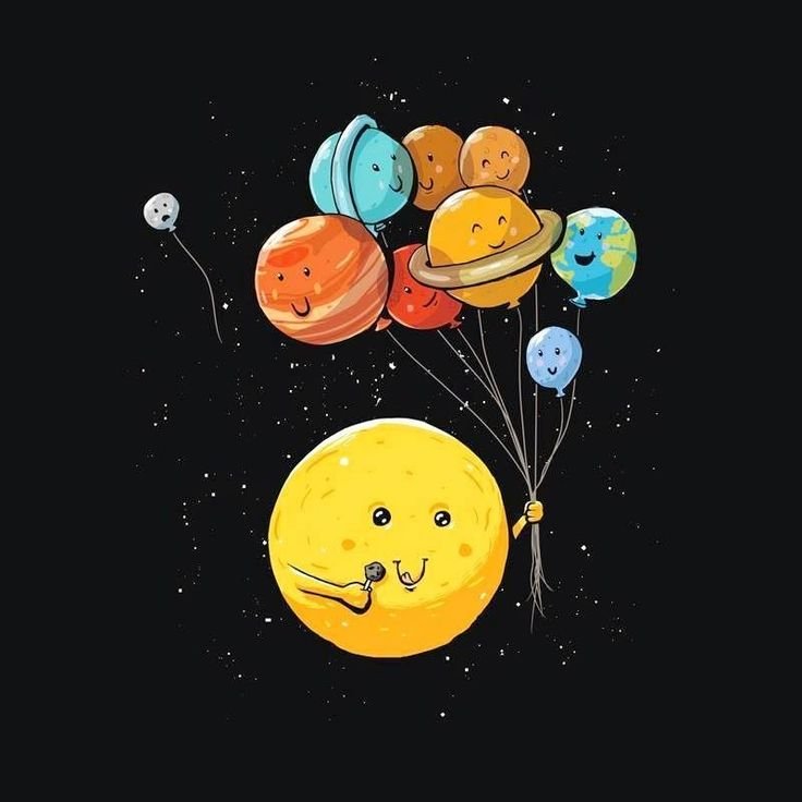 Космос планеты для детей