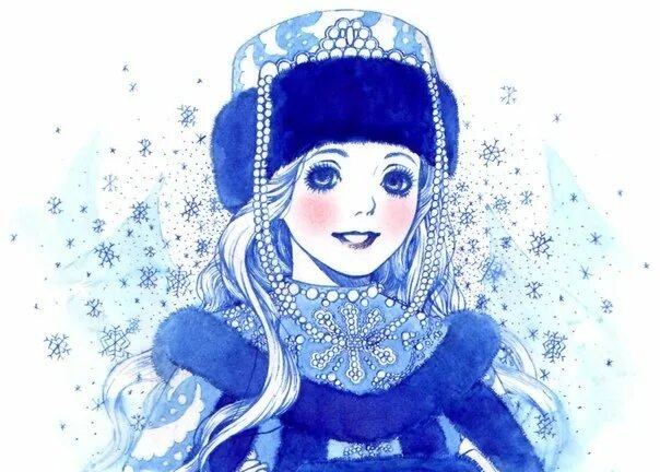 Наряды для Снегурочки рисование