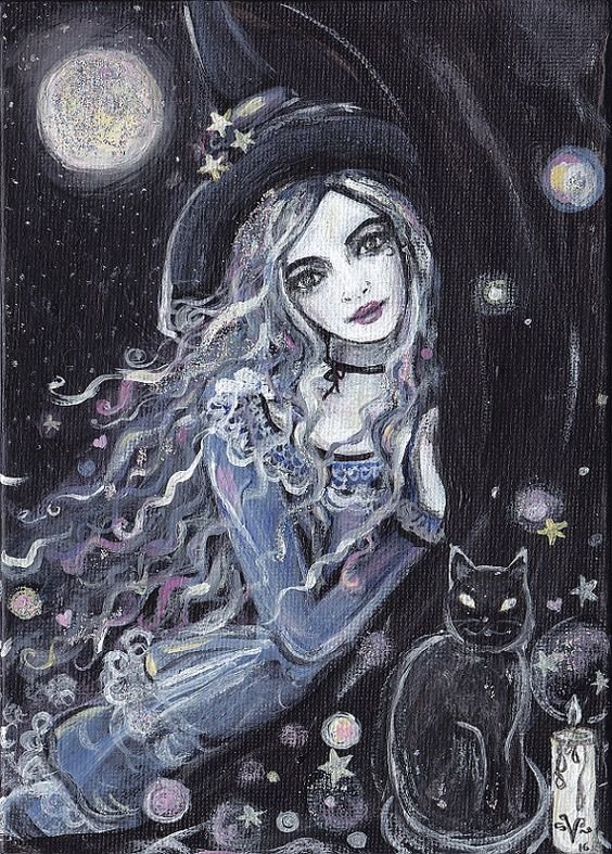 Tanya Shatseva ведьма с котом