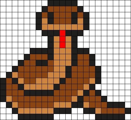 Пиксельная змея