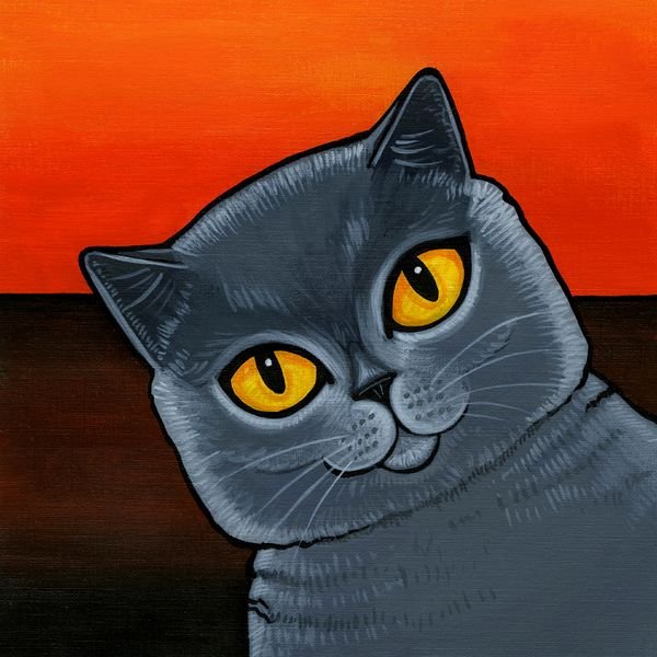 Британский кот арт