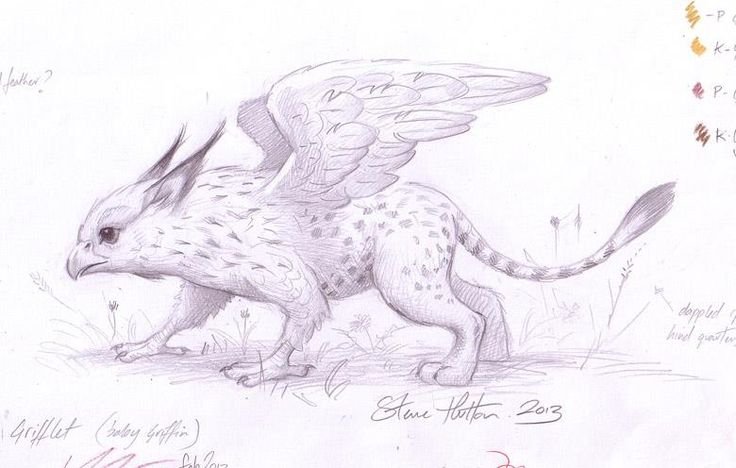 Рисунки мистических животных