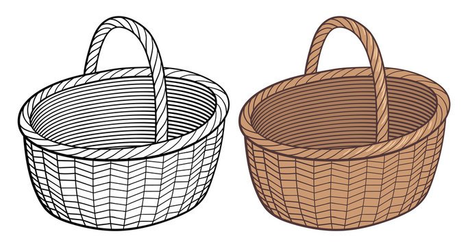Корзинка рисунок