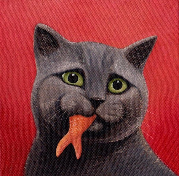 Нарисовать британского кота